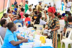 Purchasing medicines.