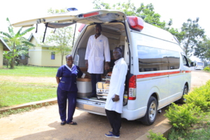 Ambulance fully equiped & already saving lives!