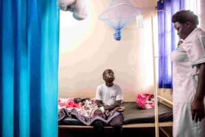 Nurse in the main ward.