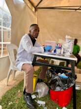 Laboratory technician ready for screening day.