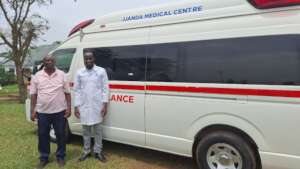 JMC Ambulance Dr and Driver.
