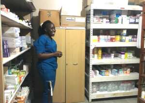 Clinical Officer in new drug store.