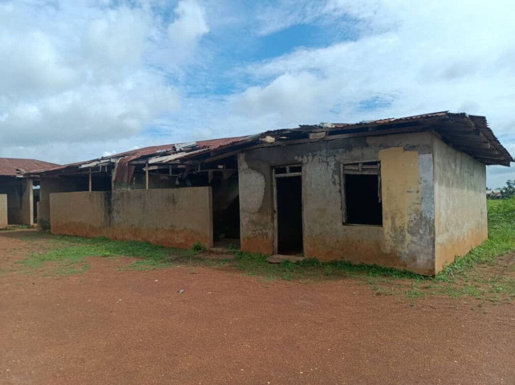 Dilapidated School building
