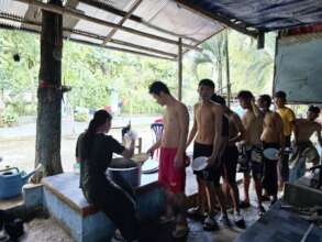 Lunch at DARE Network Centre Mae La Refugee Camp