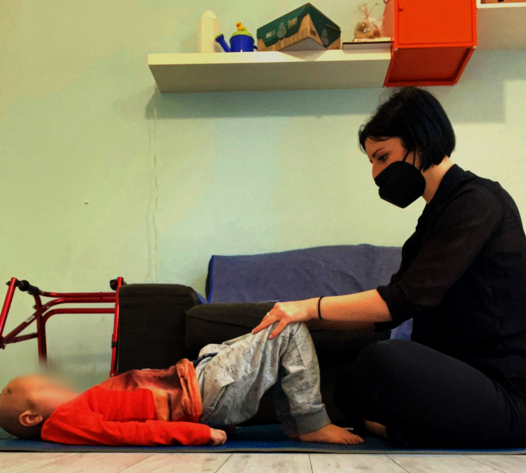 Home rehabilitation for 50 child with brain tumor
