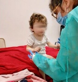 Home rehabilitation for 50 child with brain tumor