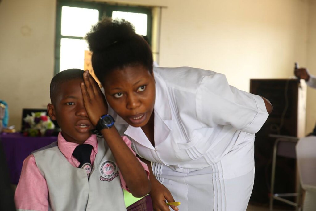 HELP STOP BLINDNESS IN ITS TRACKS FOR 700 CHILDREN