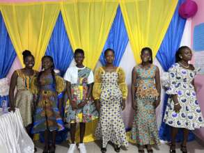 Sewing class fashion show