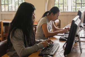 Study time at el Rocio's study room