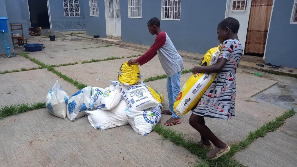 Ensure Kimbilio children eat as conflict continues