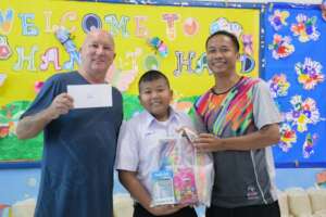 Single dad thankful for a scholarship for his son