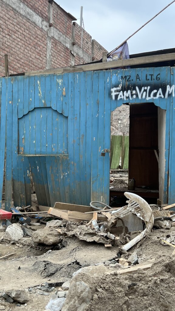 Cyclone Yaku in Rio Seco (Cieneguilla, Lima-Peru)