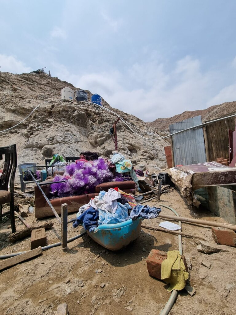 Cyclone Yaku in Rio Seco (Cieneguilla, Lima-Peru)
