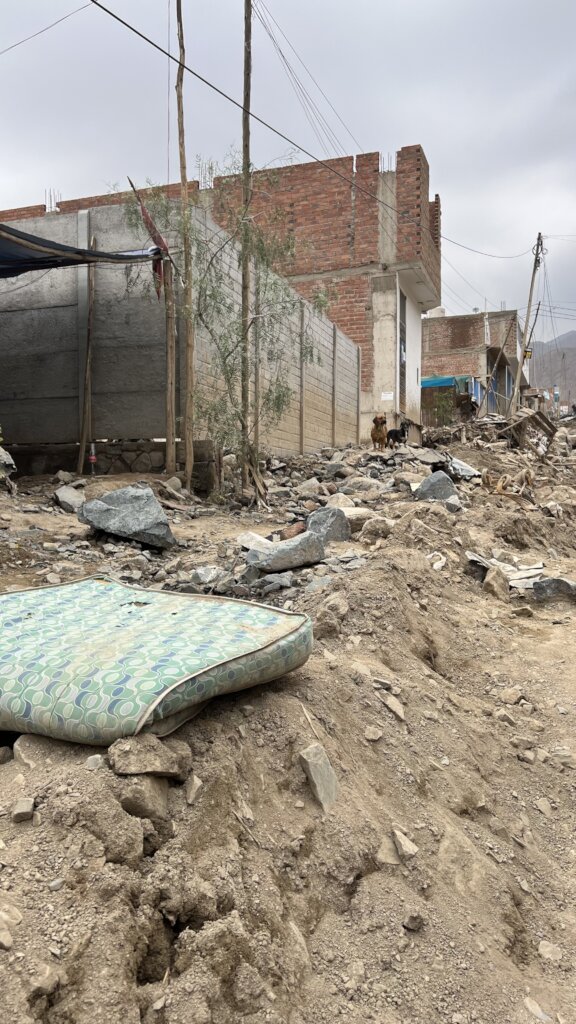 Cyclone Yaku in Rio Seco (Cieneguilla, Lima-Peru)