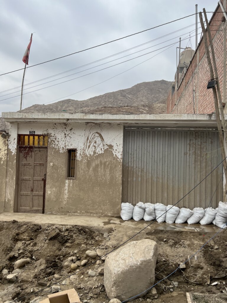 Cyclone Yaku in Rio Seco (Cieneguilla, Lima-Peru)