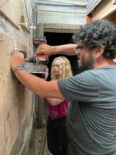 Installing the filters at Huss