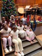 Attending the Christmas Extravaganza at the Linder