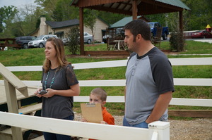 Melissa and Russell with Cameron