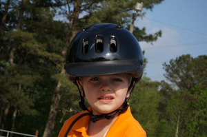 Landon in the Outddor Arena