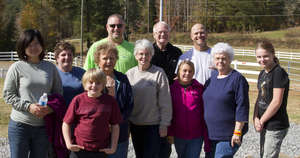 Our Team at McKenna Farms in November, 2011