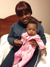 Princess and her mom, Fabiola