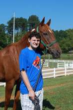 Tony and one of his favorite rides, Pumpkin