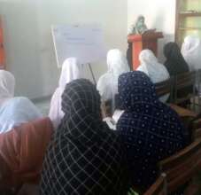 Students during an English class