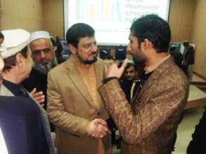 director Fida breifing the governor about YBGC