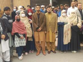 group photo of the staff with honorable governor