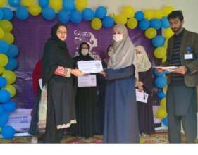 participants receive awards and certificates