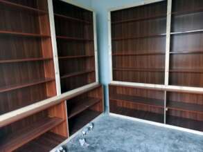 cupboards making in progress for libary