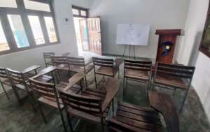 A view of the classroom