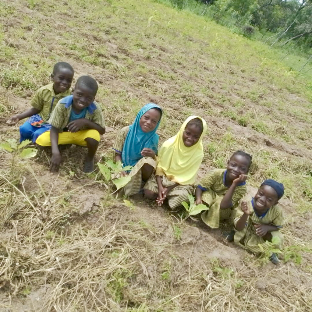 Empower children to plant gardens and trees