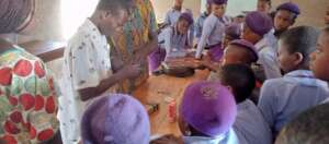 STEM Practical with girls