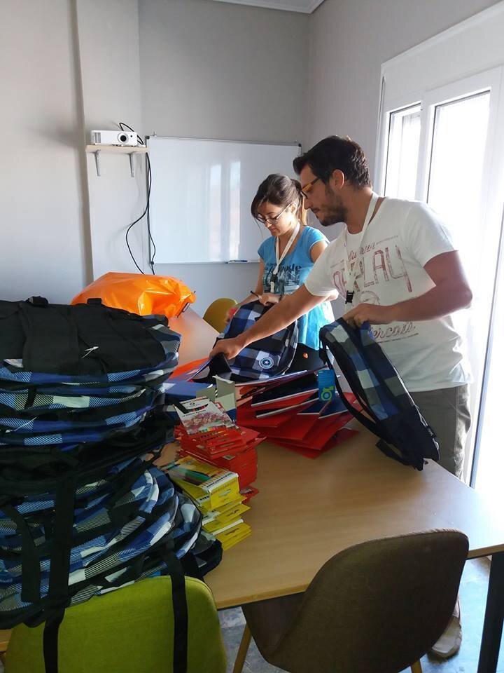 School supplies for summer program students