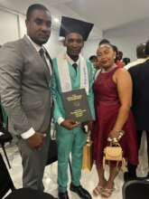 Graduation of former street child at sewing school