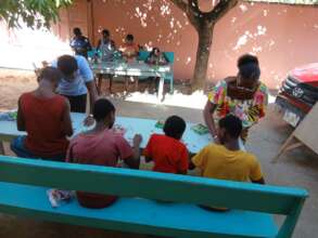 Former street children with LFBS Team