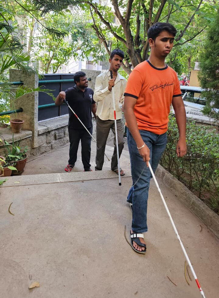Orientation & Mobility training for safe travel