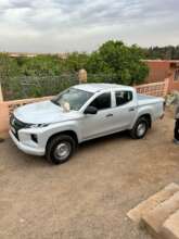 Our new truck being tested by one of the residents