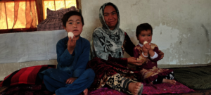 Khawar and her family