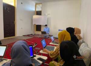 Girls Advance to Coding from IT, learning HTML