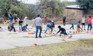 Ninos del Albergue infantil de Irapuato
