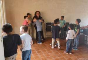 Ninos del Albergue infantil de Irapuato
