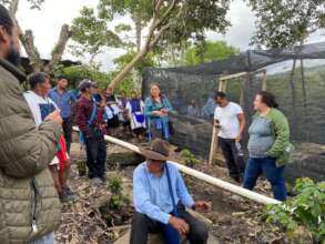 Comunalia staff visiting projects in Chiapas