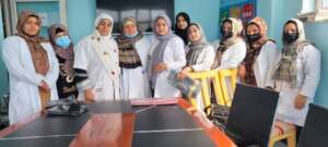 Female Health team at the Health facility