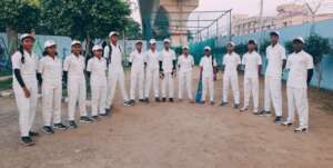 Practice Match at Sewa Kutir Complex, Kinsway camp