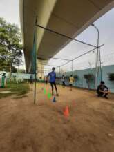 Practice in full swing