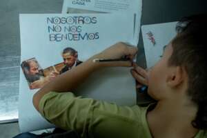 Participant collage regarding sex trafficking