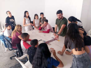 Workshop with community youth