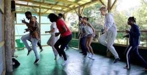 Students Dancing